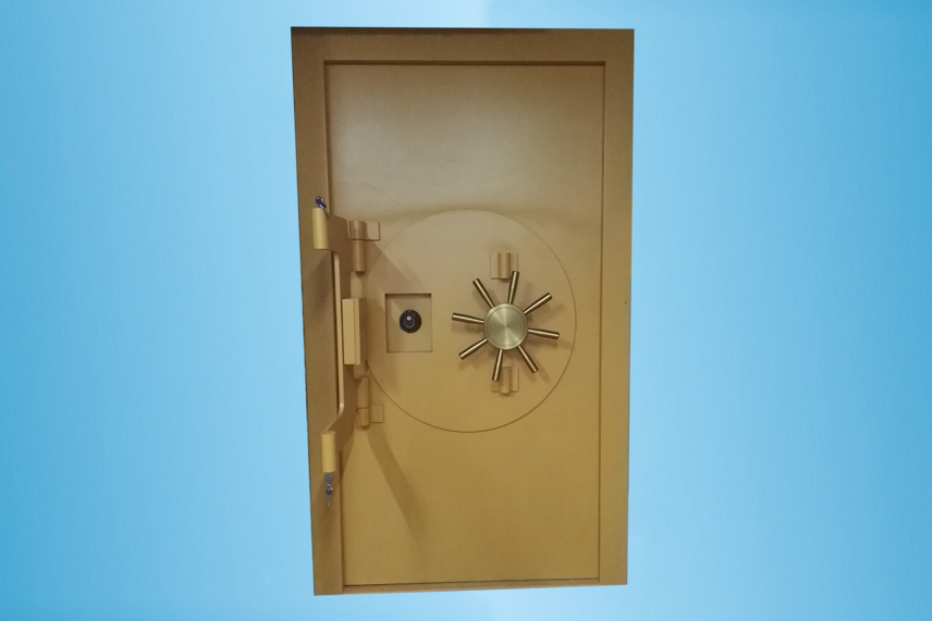 文物庫房門生產(chǎn)廠家給博物館定制三開二 或者4鎖聯(lián)動功能的金庫門